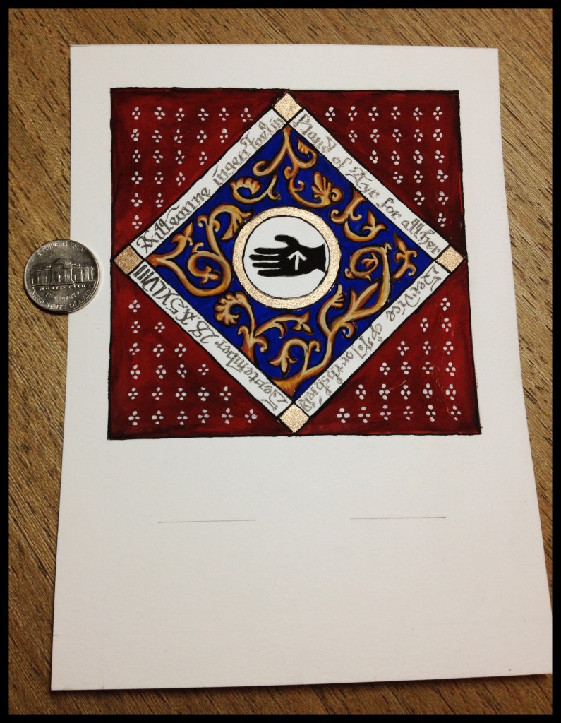 Finished scroll