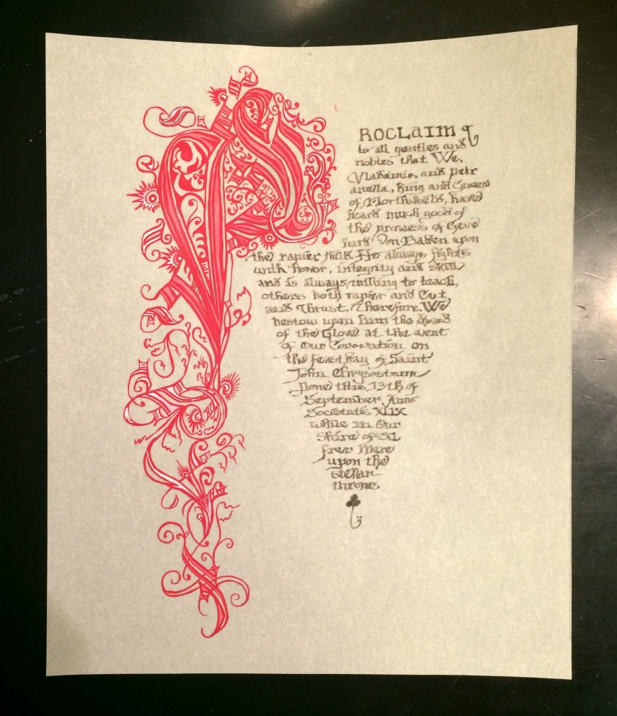 Final scroll